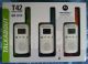 Радиостанция / Уоки Токи - MOTOROLA TALKABOUT T42 WHITE TRIPLE SET - Комплект 3 броя