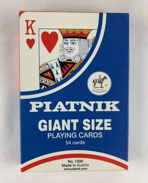 Гигантски Карти за игра с ширина 11.7 cm x височина 17.8 cm # Piatnik® Giant No.1399