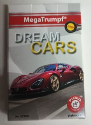 Карти за игра на Quartett от Piatnik® - DREAM CARS # MegaTrumpf (2025 • NEW)