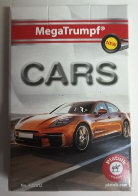 Карти за игра на Quartett от Piatnik® - CARS # MegaTrumpf (2025 • NEW)