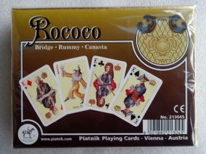 Piatnik - Карти за игра - ROCOCO DELUXE BRIDGE WK