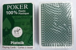 Карти за игра на Покер 100% Пластифицирани - CLASSIC POKER 100% Plastic Cards No. 1362 - Green