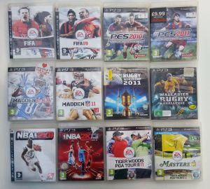 Лот с 10 Оригинални Игри за ПС3 / PS3 / PLAYSTATION 3