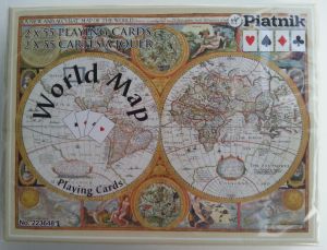Piatnik "Old World Map" - Луксозни Карти за игра