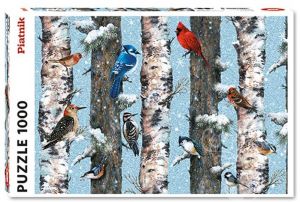 Пъзел с 1000 части: Piatnik - Christmas Birds