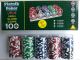Професионален Комплект с 100 Чипа за Игра на Покер - Piatnik Poker High Gloss Chips 100